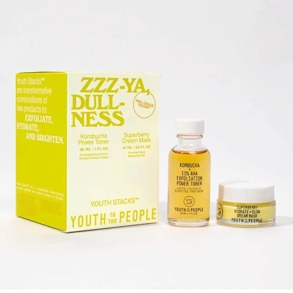 Youth‎ to the People ZZZ-Ya, Dullness Youth Stacks Combination Kit NIB